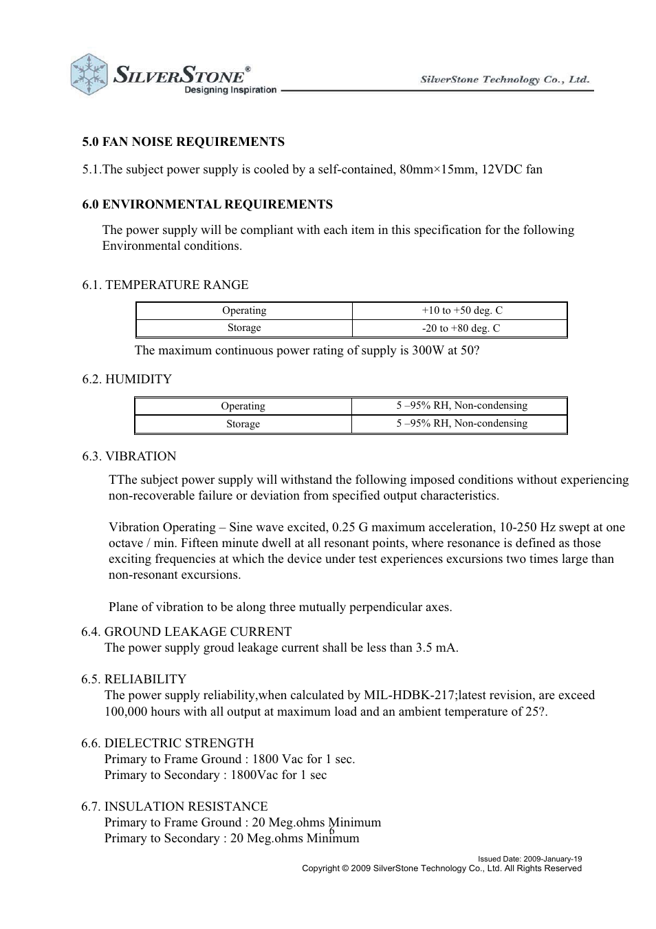 Sg05-power300w-manual-6 | SilverStone SG05 Power supply User Manual | Page 6 / 8