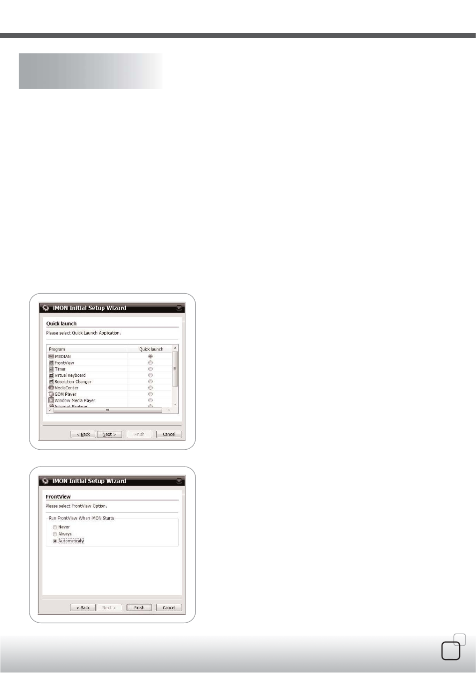 Cw03-16p.pdf, Imon oem touch lcd h/w and s/w installation guide | SilverStone CW03 User Manual | Page 15 / 19