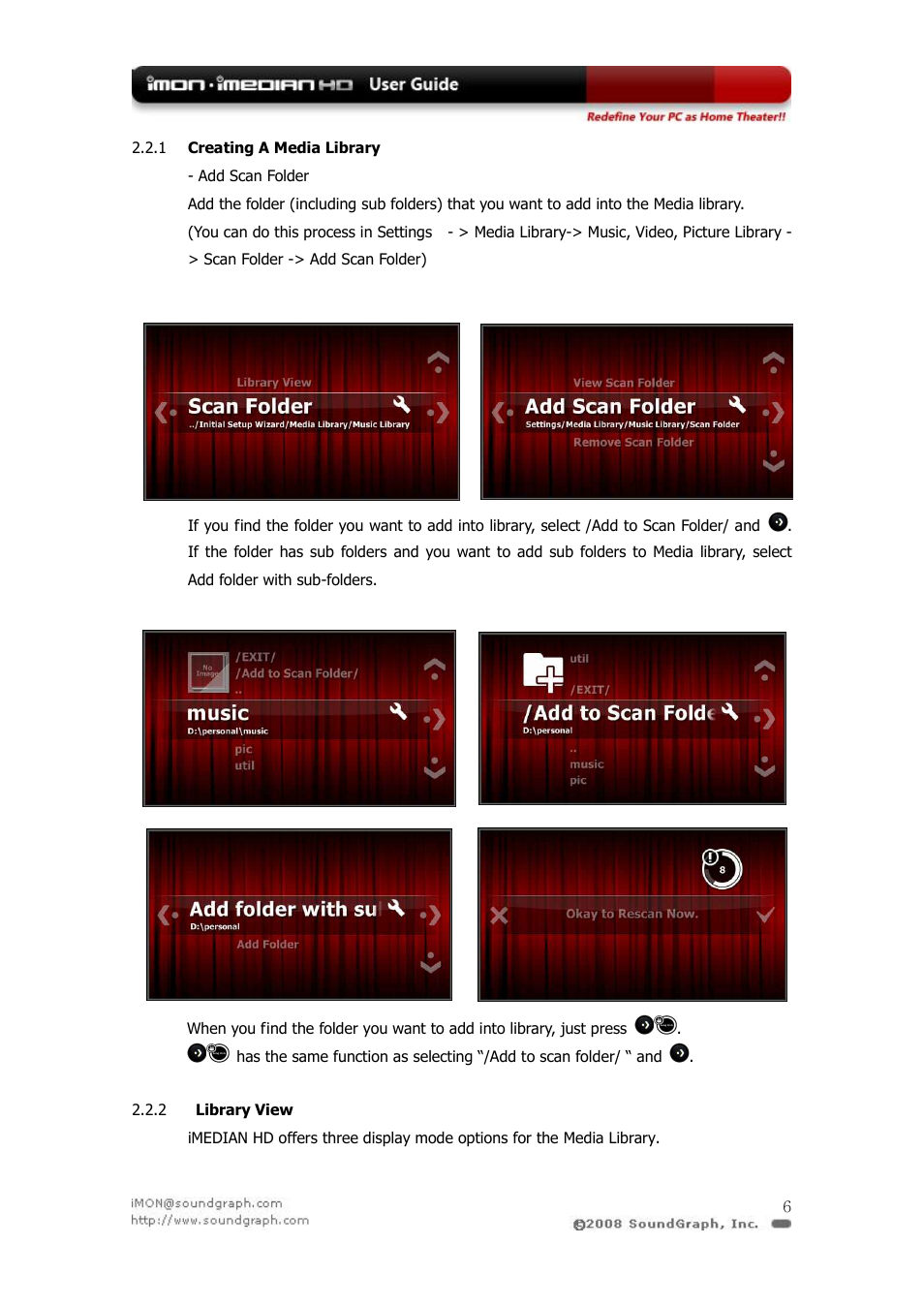 SilverStone iMON User Manual | Page 6 / 36