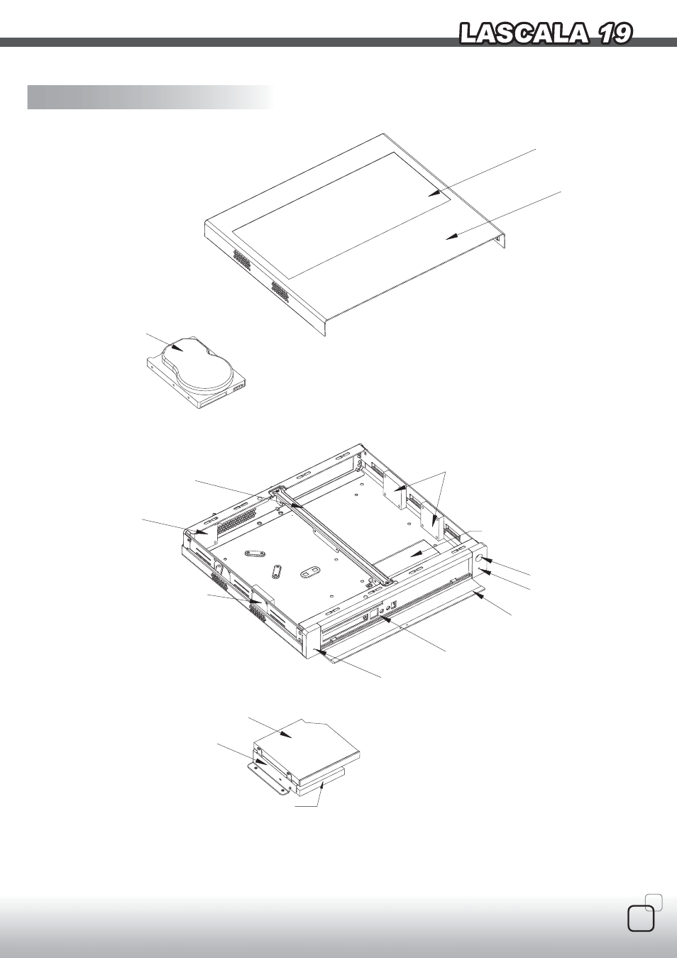 Lc19-manual-03, Isassemble chart | SilverStone LC19 User Manual | Page 3 / 12