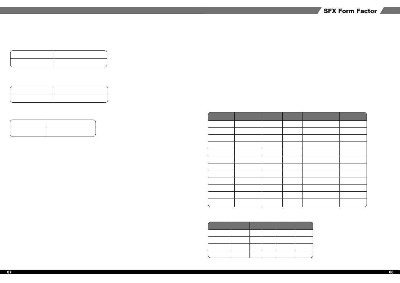 P7-p8, Sfx form factor | SilverStone ST45SF-G User Manual | Page 5 / 6