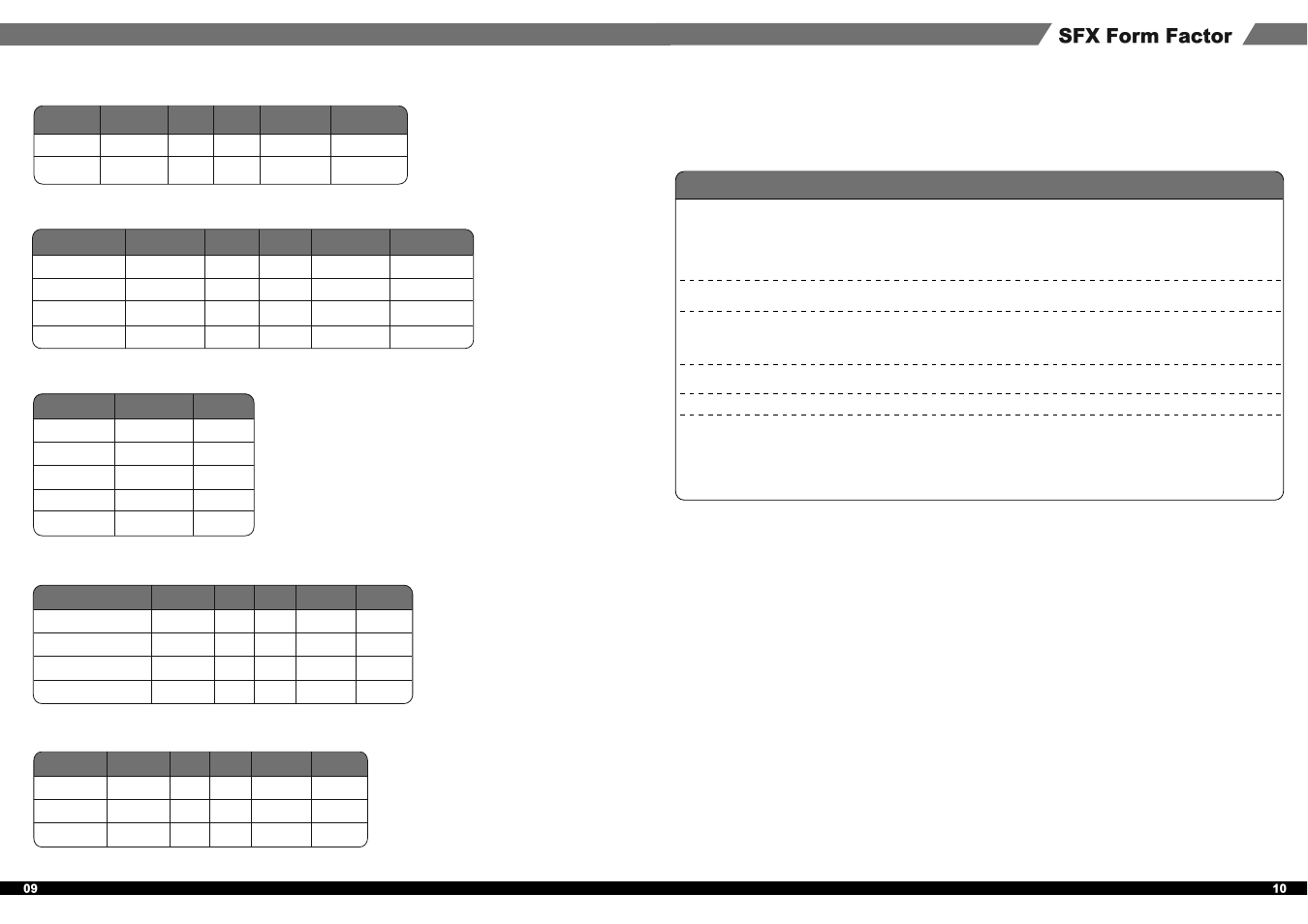 P9-p10, Sfx form factor | SilverStone ST45SF-G User Manual | Page 6 / 6