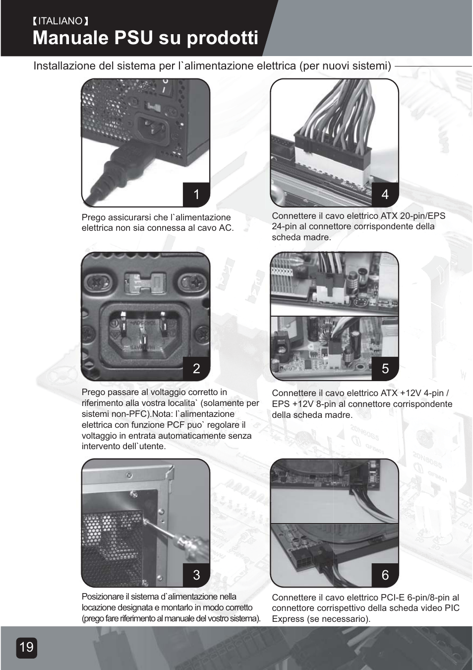 Psu-manual-21, Manuale psu su prodotti | SilverStone ST75F-G Evolution installation User Manual | Page 21 / 64