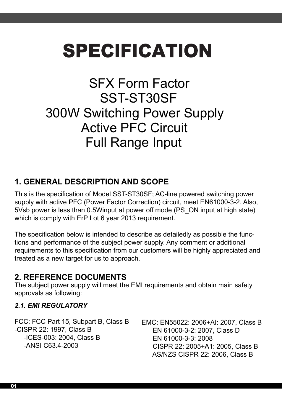 SilverStone ST30SF User Manual | Page 2 / 12
