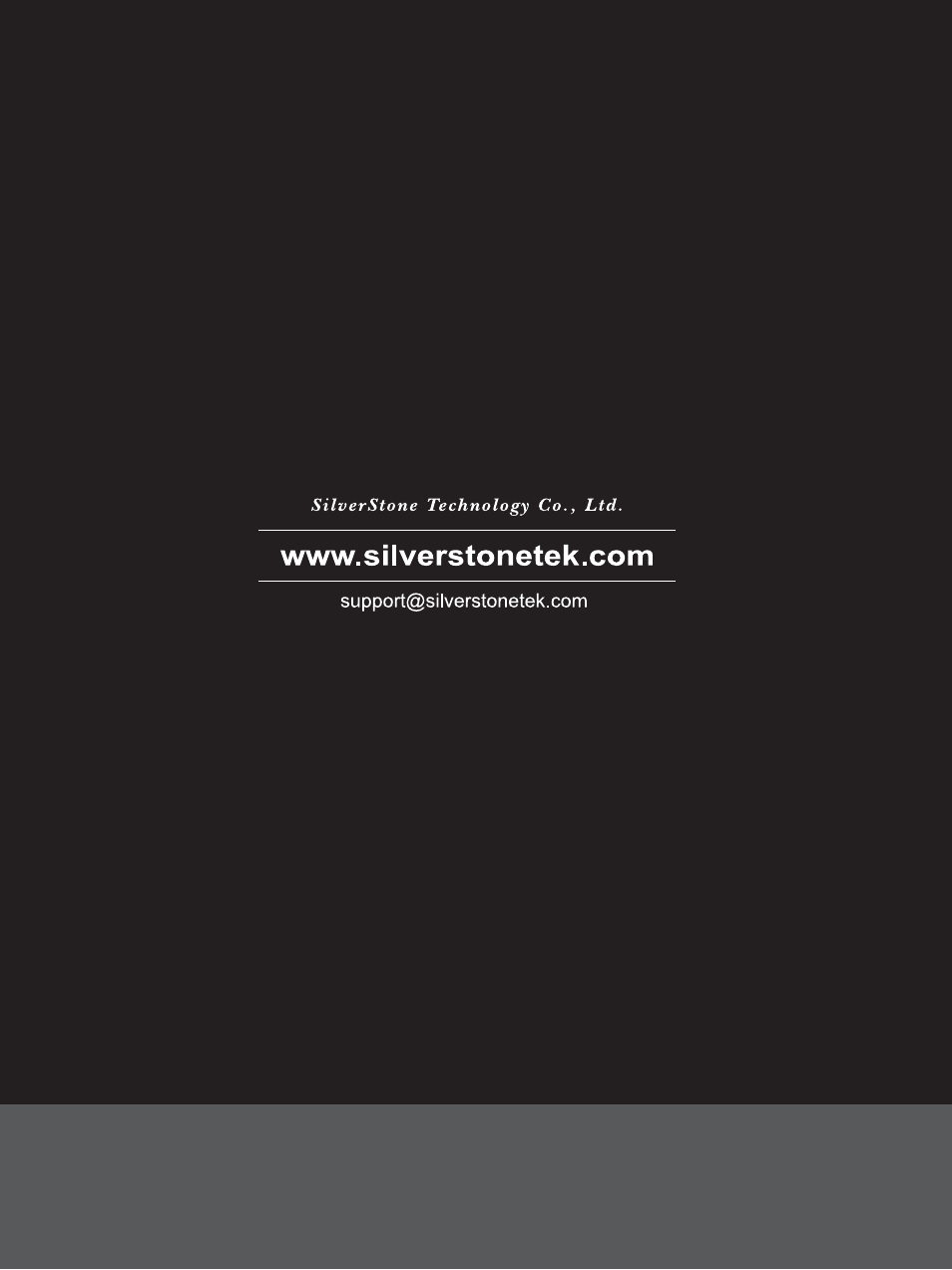 Manual-sst-rvs02(s030)-封底-v1 | SilverStone RVS02 User Manual | Page 44 / 44
