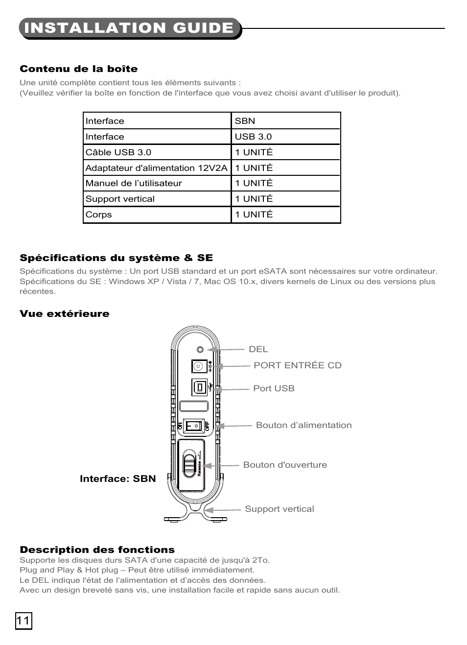 Ts07(s033)-manual-p11.pdf, Lnstallation guide | SilverStone TS07 User Manual | Page 12 / 44