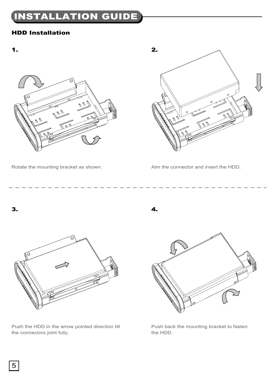 Ts07(s033)-manual-p5.pdf, Lnstallation guide | SilverStone TS07 User Manual | Page 6 / 44