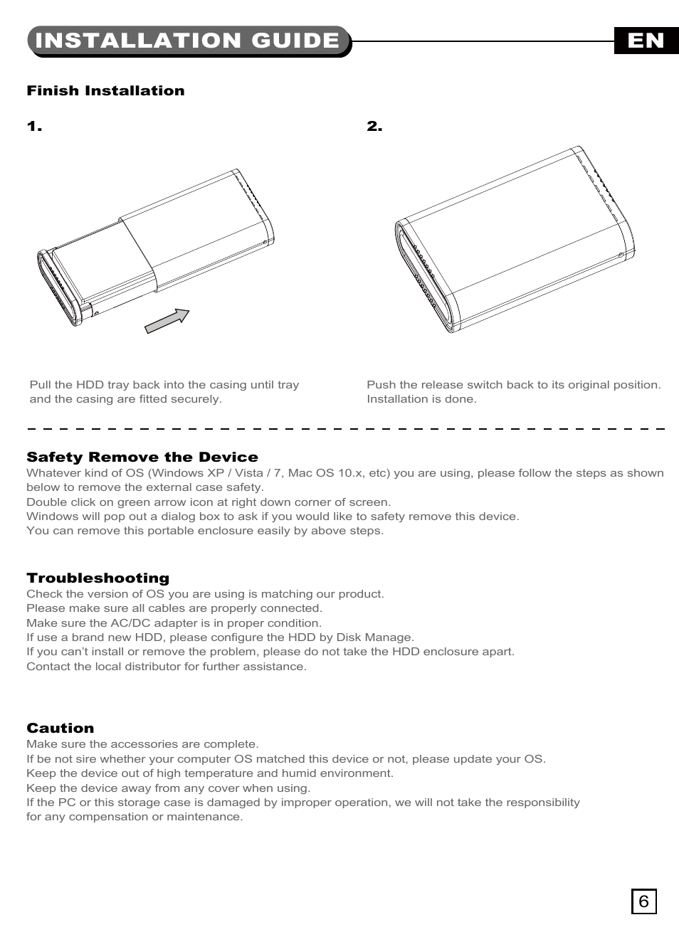 Ts07(s033)-manual-p6.pdf, Lnstallation guide | SilverStone TS07 User Manual | Page 7 / 44
