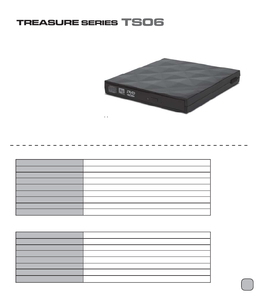 Manual-ts06(s020)-p2-v1, Ts06, 5” ssd/hdd | Treasure, Series 2, Features | SilverStone TS06 Manual User Manual | Page 3 / 31