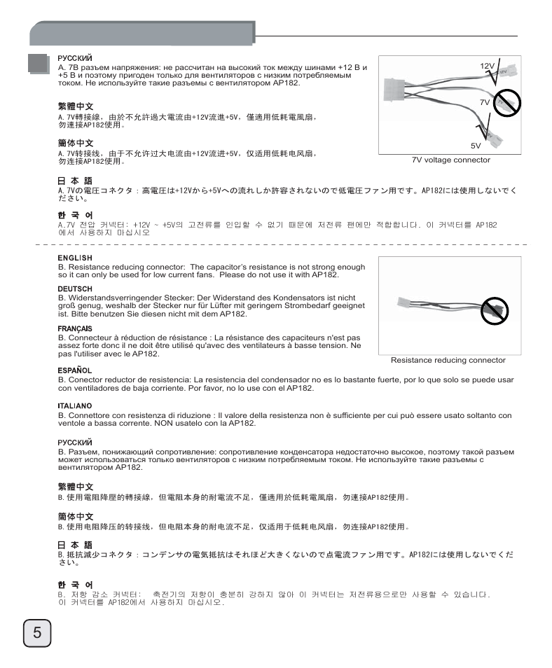 Ap182(a130)-manual-p05, Connection requirements | SilverStone AP182 User Manual | Page 6 / 11