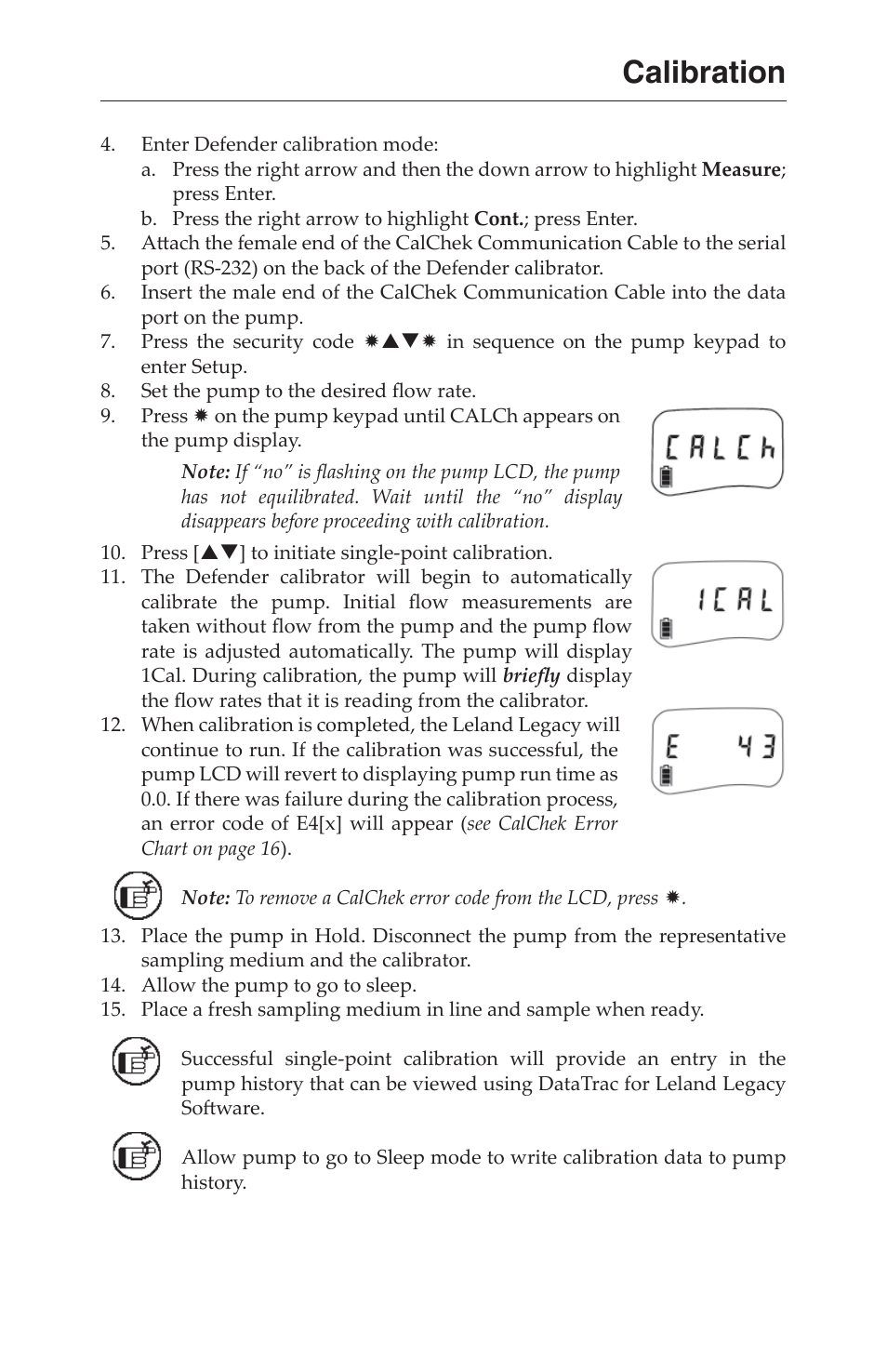 Calibration | SKC 100-3000 Leland Legacy User Manual | Page 16 / 25