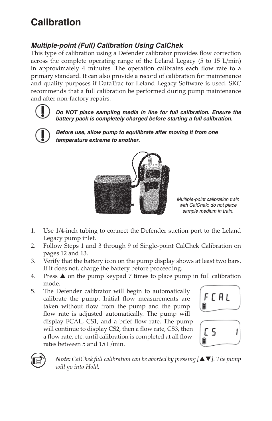 Calibration | SKC 100-3000 Leland Legacy User Manual | Page 17 / 25