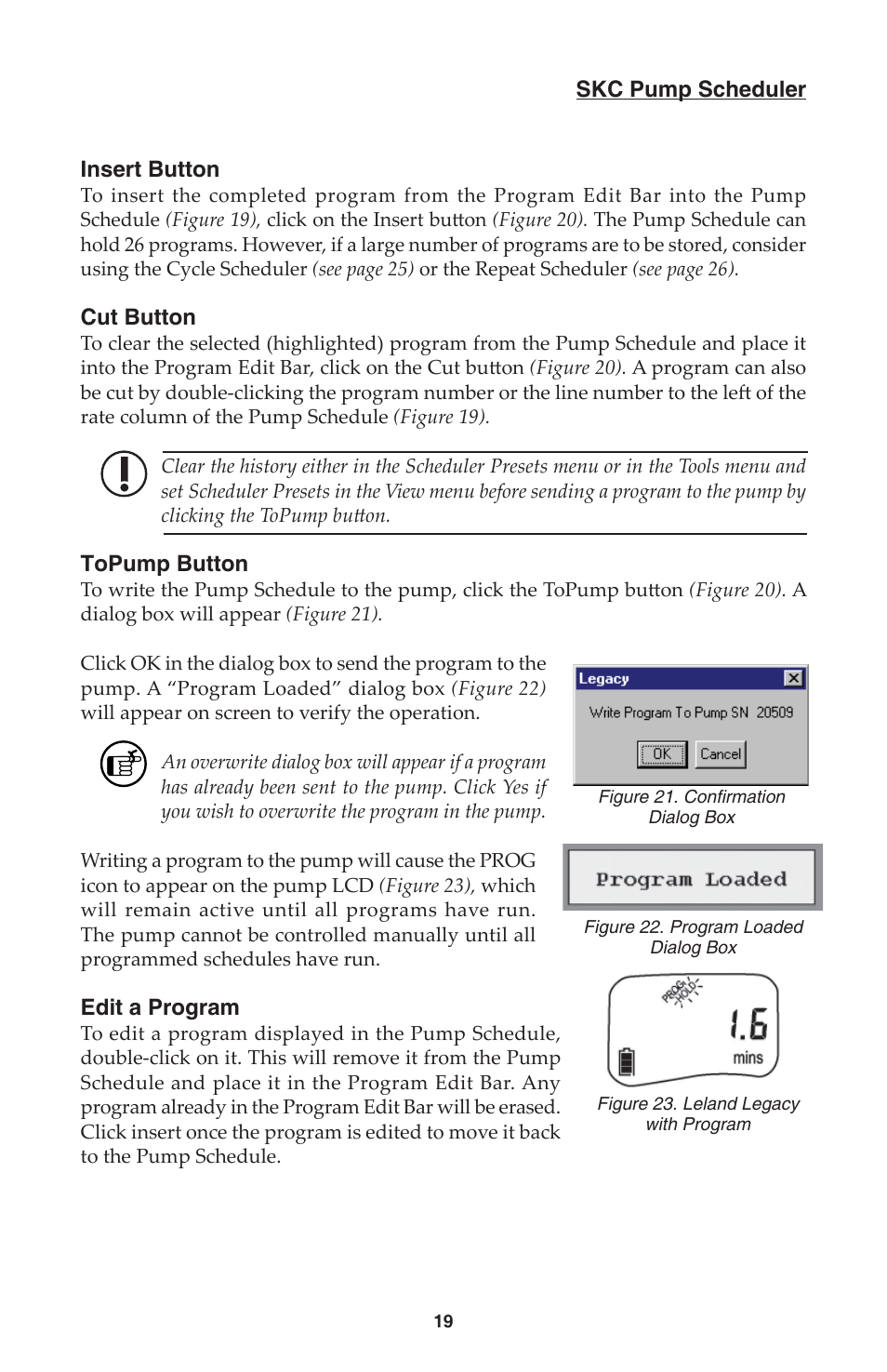 SKC DataTrac for the Leland Legacy User Manual | Page 22 / 44