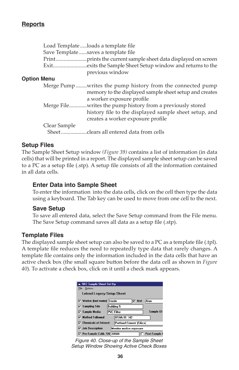 SKC DataTrac for the Leland Legacy User Manual | Page 39 / 44