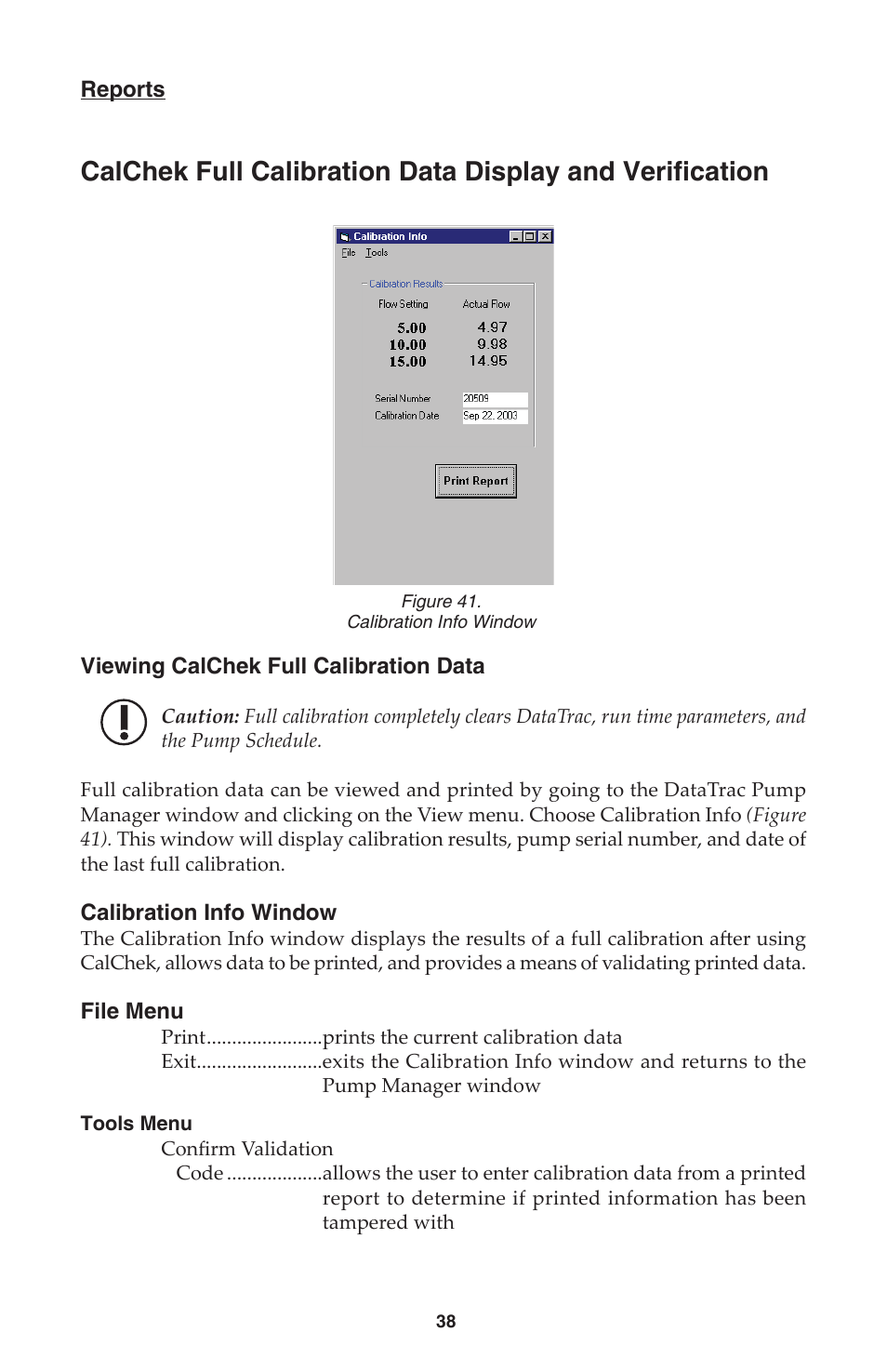 SKC DataTrac for the Leland Legacy User Manual | Page 41 / 44