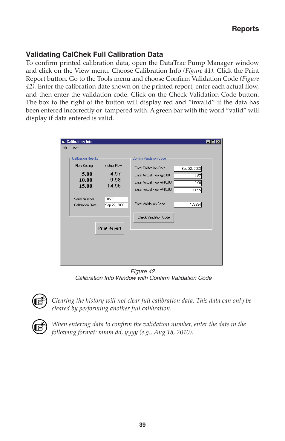 SKC DataTrac for the Leland Legacy User Manual | Page 42 / 44