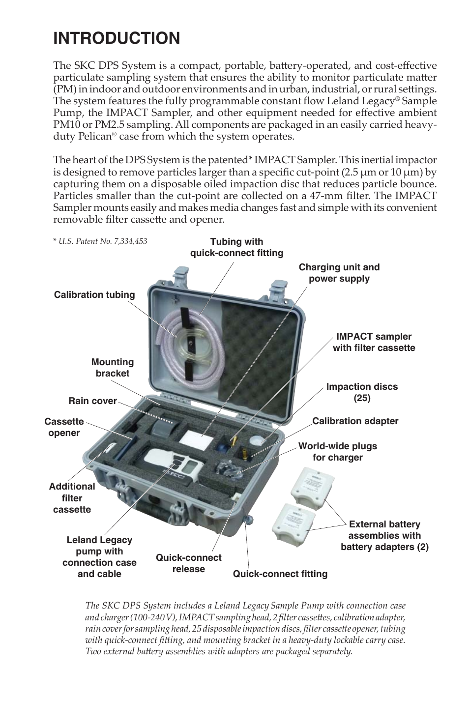 Introduction | SKC 100-3901 DPS (Deployable Particulate Sampler) System User Manual | Page 4 / 19