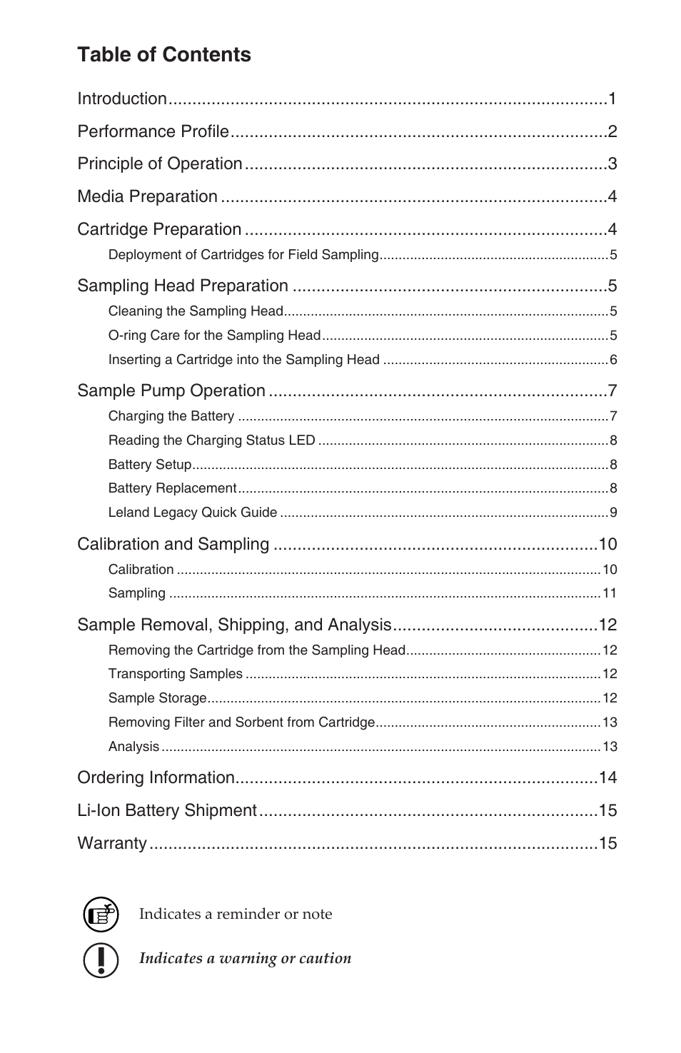 SKC DCS (Deployable Cartridge Sampler) System User Manual | Page 3 / 18