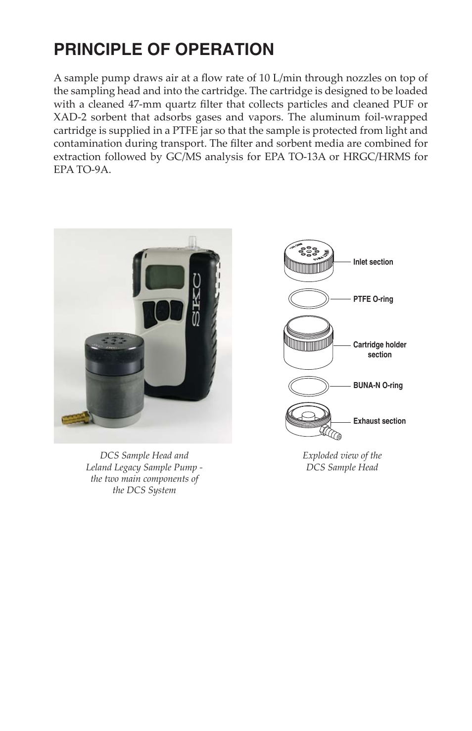 Principle of operation | SKC DCS (Deployable Cartridge Sampler) System User Manual | Page 6 / 18