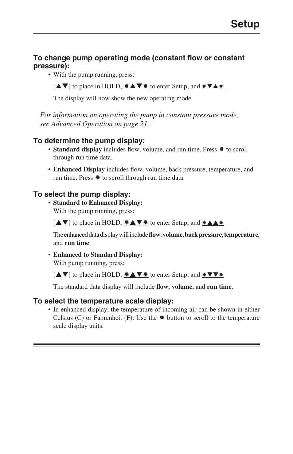 Setup | SKC 210-1000 Pocket Pump User Manual | Page 15 / 31