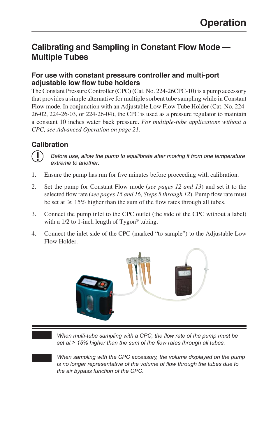 Operation | SKC 210-1000 Pocket Pump User Manual | Page 19 / 31