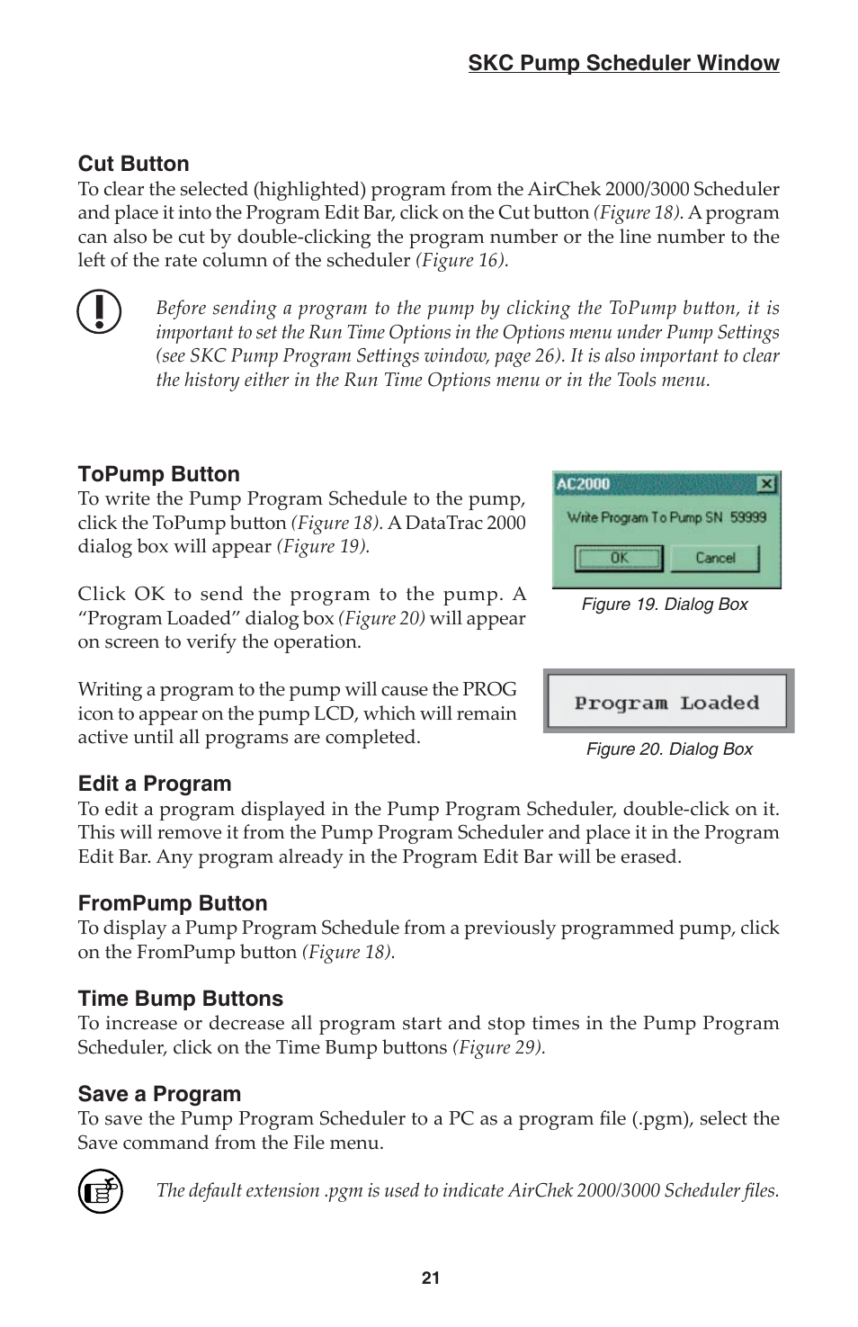 SKC DatraTrac 2000 for the AirChek 2000_3000 User Manual | Page 23 / 47