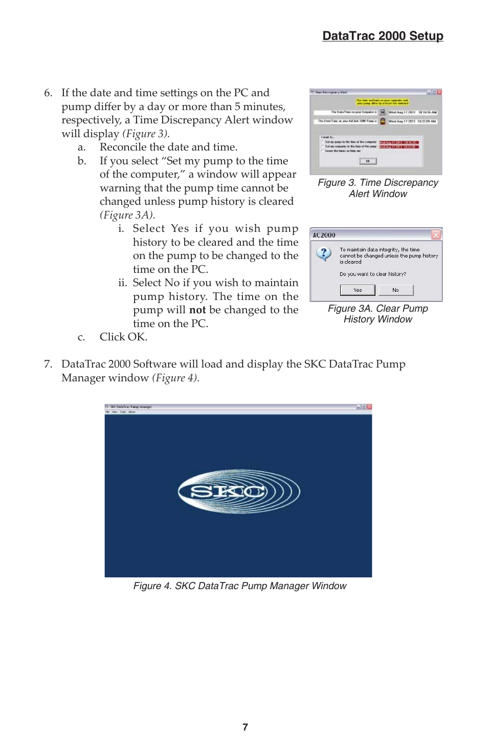 Datatrac 2000 setup | SKC DatraTrac 2000 for the AirChek 2000_3000 User Manual | Page 9 / 47