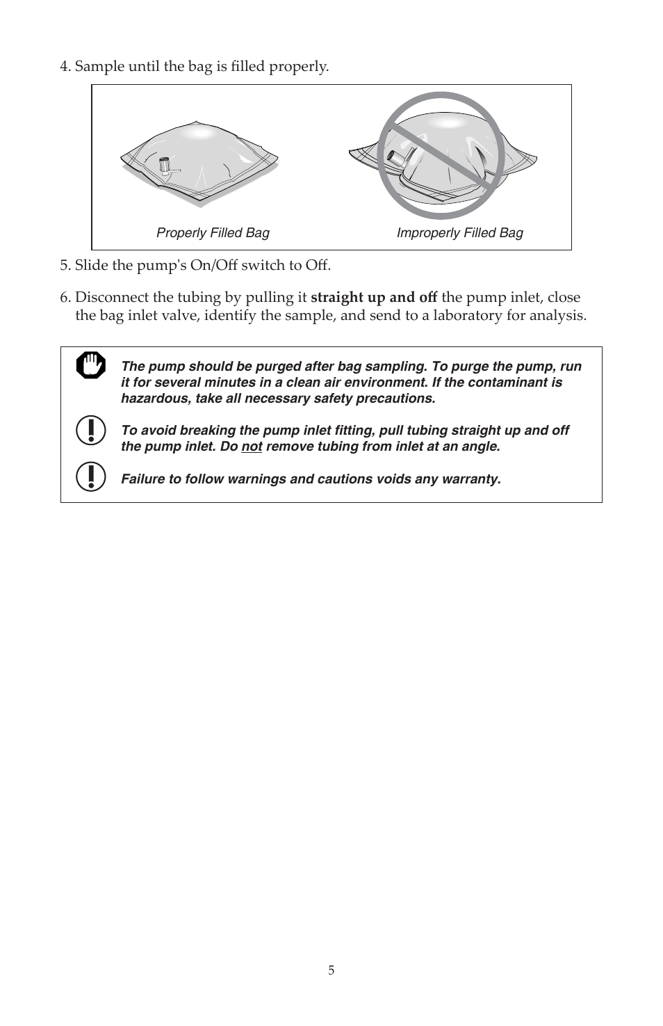 SKC 222-2301 Grab Air Sample Pump User Manual | Page 4 / 6