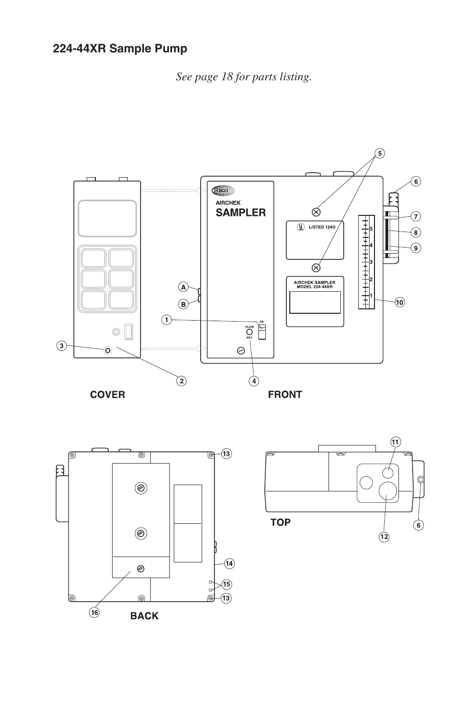 SKC 224-44XR Universal Pump User Manual | Page 21 / 25