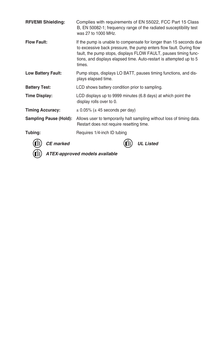 SKC 224-PCXR4 Universal Pump User Manual | Page 5 / 27