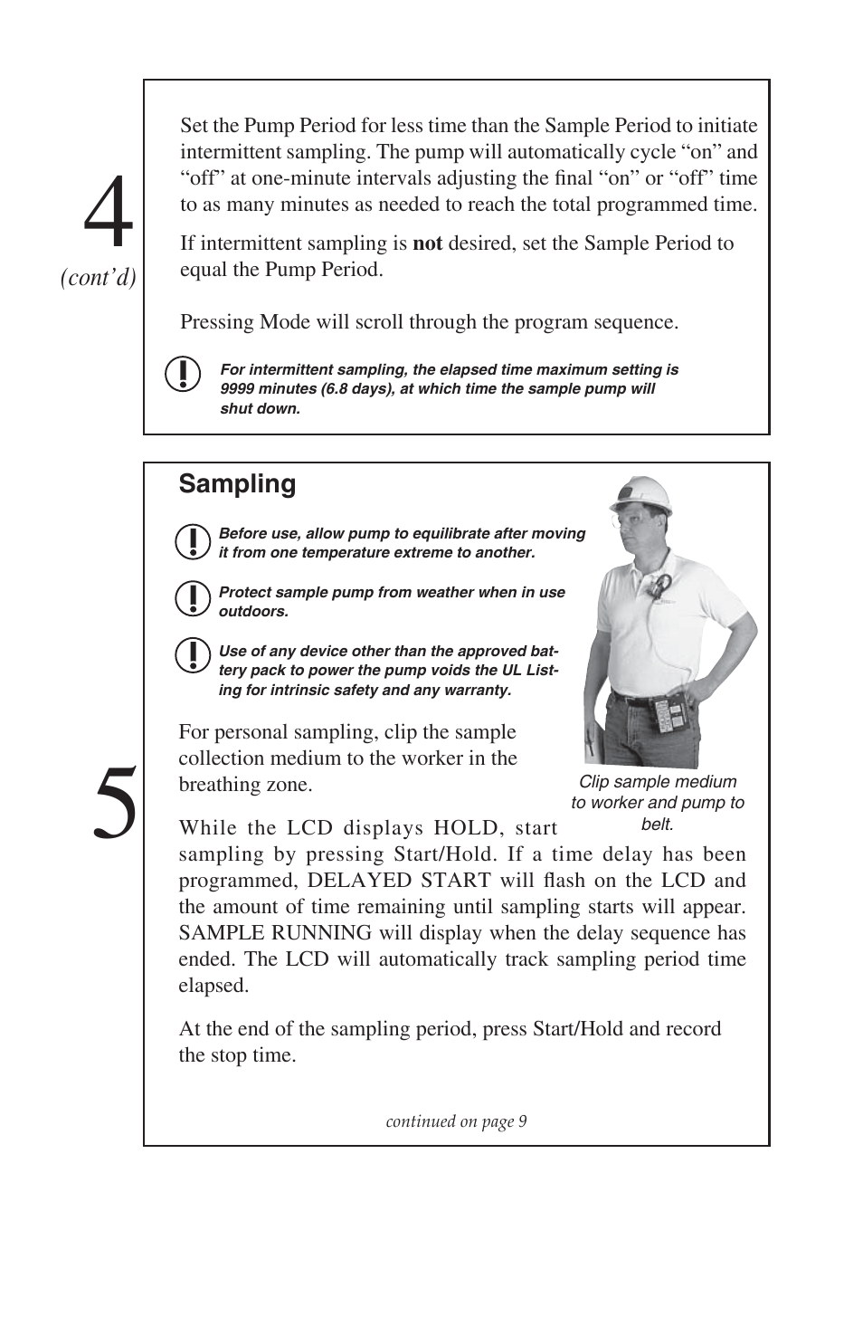 SKC 224-PCXR8 Universal Pump User Manual | Page 10 / 30