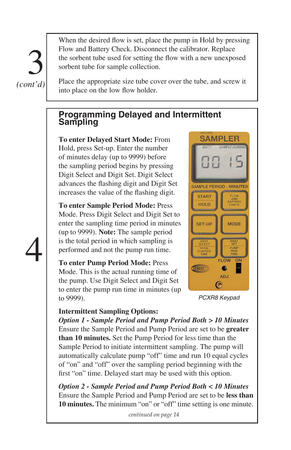 SKC 224-PCXR8 Universal Pump User Manual | Page 15 / 30