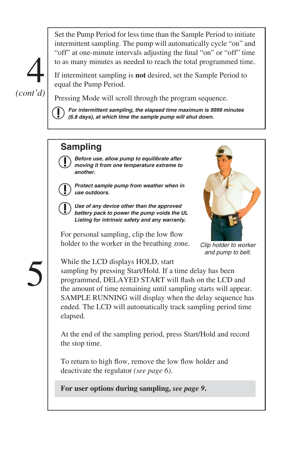 SKC 224-PCXR8 Universal Pump User Manual | Page 16 / 30