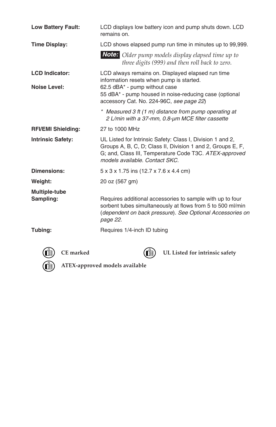SKC 224-52 AirChek 52 User Manual | Page 5 / 25