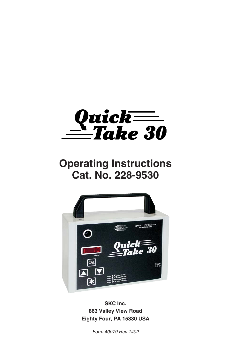 SKC 228-9530 QuickTake 30 User Manual | 24 pages