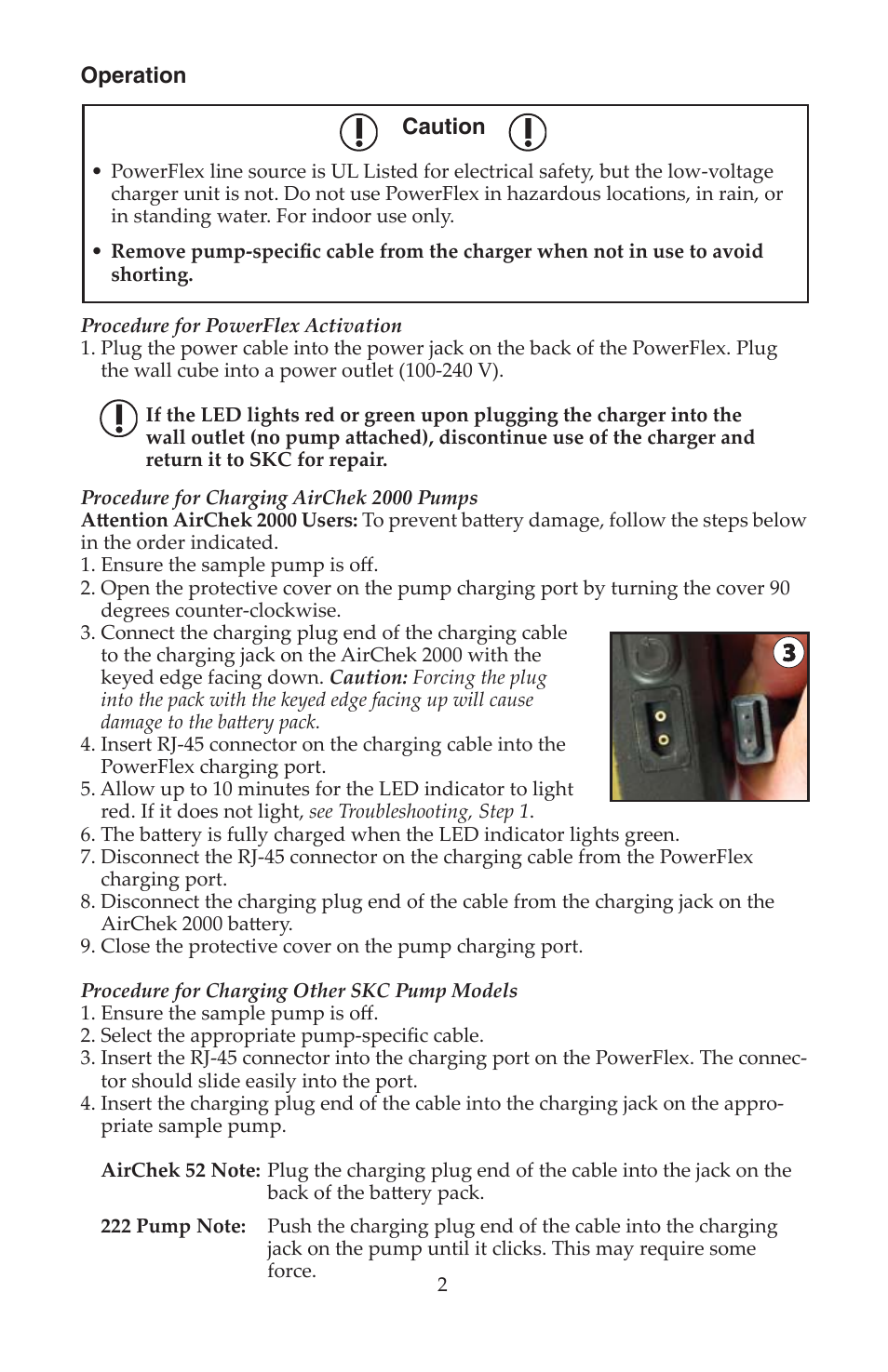 SKC 223-Series PowerFlex - Single User Manual | Page 2 / 4