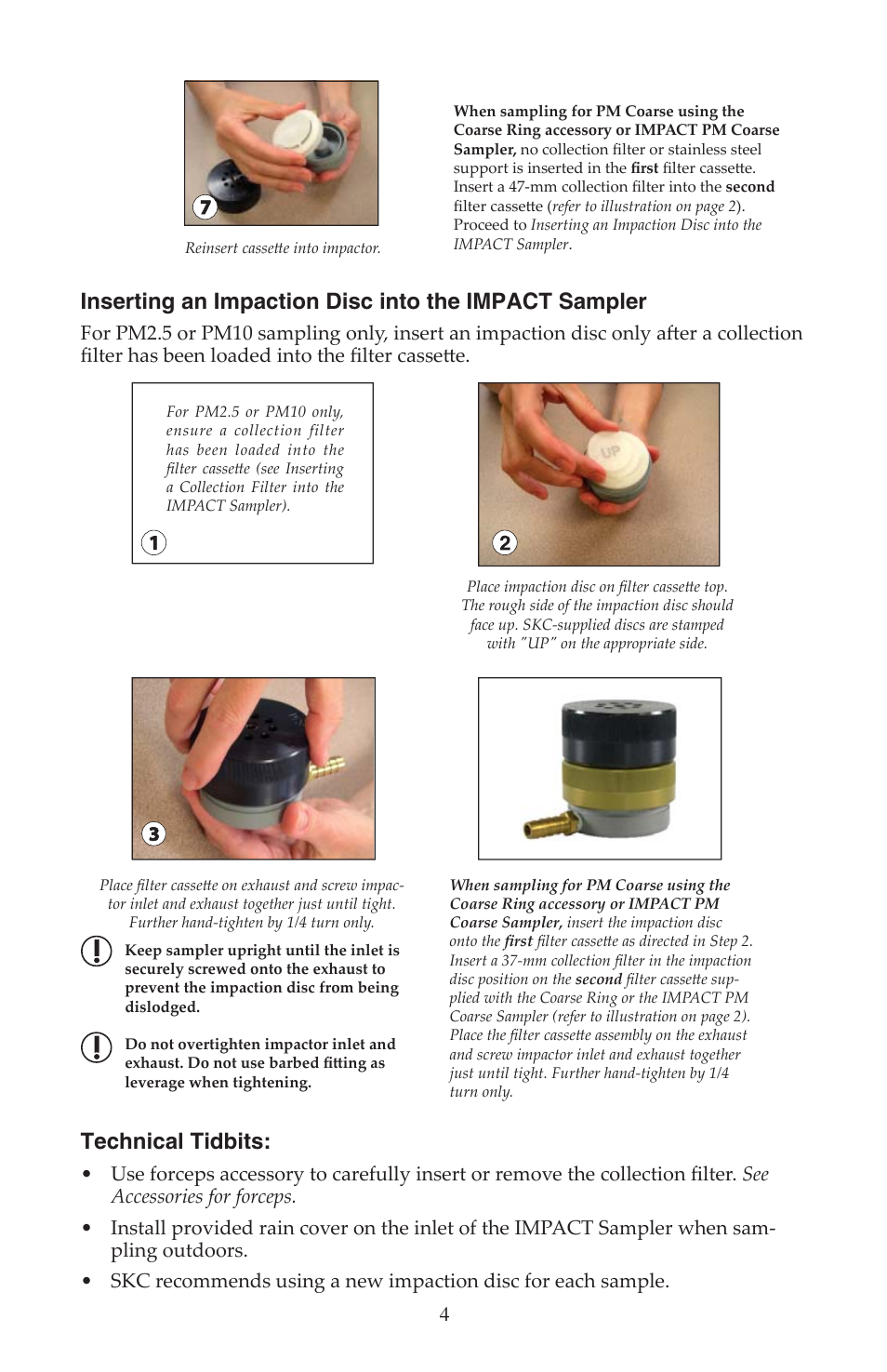 Technical tidbits | SKC 225-390 IMPACT Sampler User Manual | Page 4 / 8