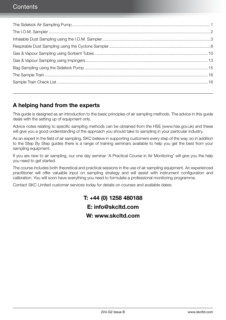 SKC Limited Sidekick Pump Step By Step Guide User Manual | Page 2 / 20