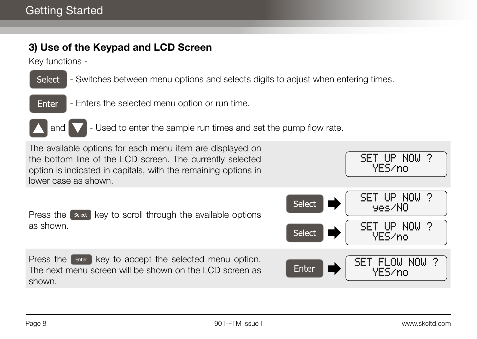 Getting started | SKC Limited Flite 2 User Manual | Page 10 / 32