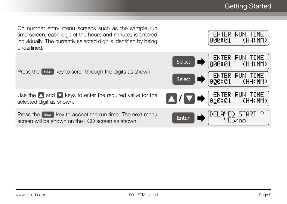 Getting started | SKC Limited Flite 2 User Manual | Page 11 / 32