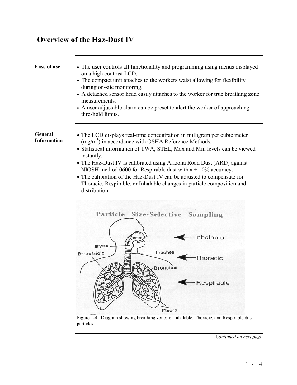 Overview of the haz-dust iv | SKC Limited Haz-Dust IV User Manual | Page 12 / 81