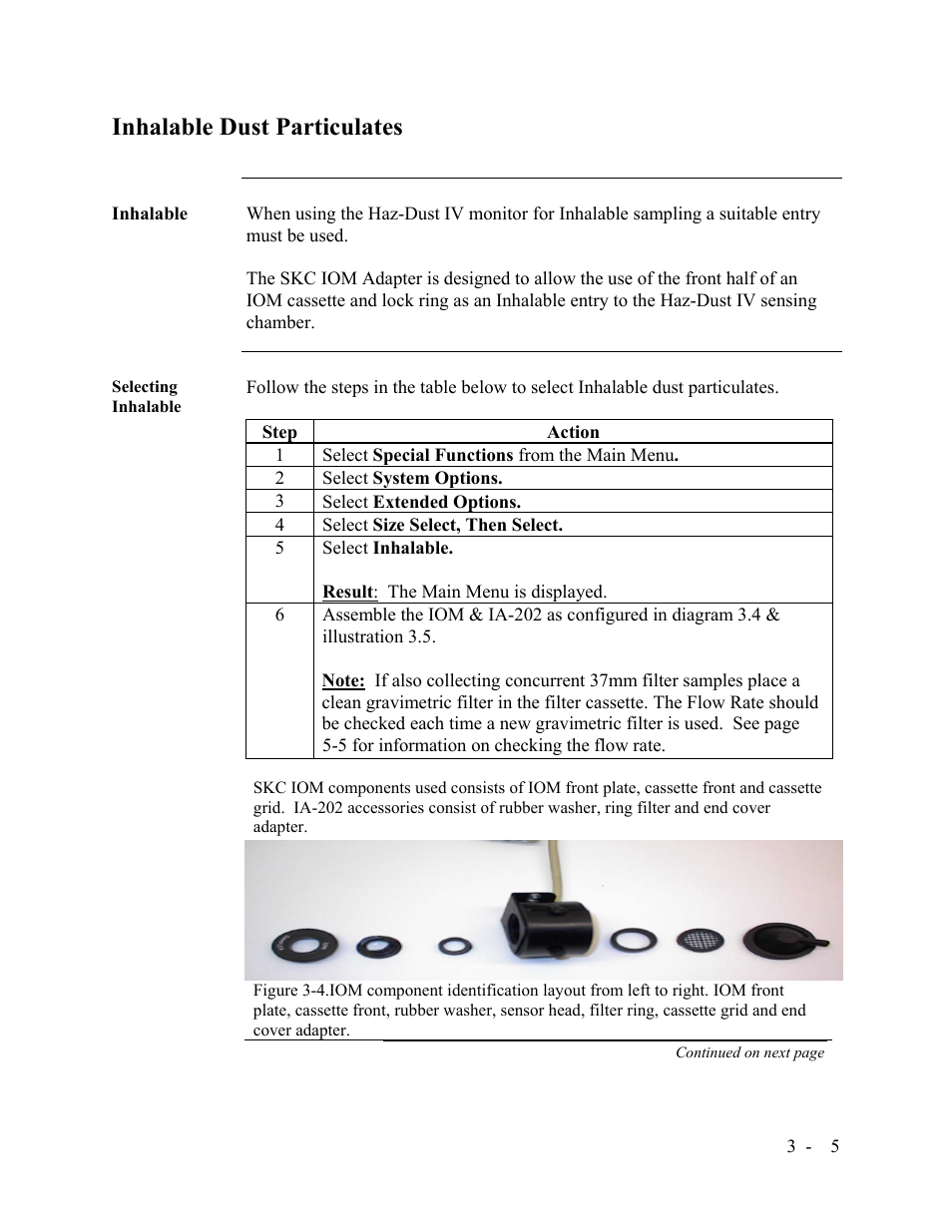 Inhalable, Inhalable dust particulates | SKC Limited Haz-Dust IV User Manual | Page 29 / 81