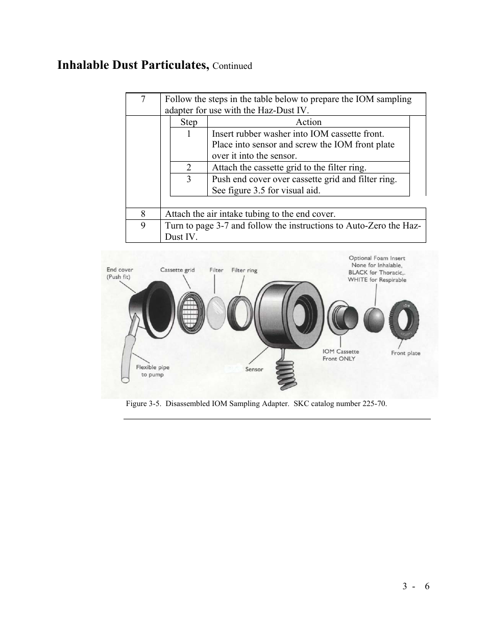Inhalable dust particulates | SKC Limited Haz-Dust IV User Manual | Page 30 / 81