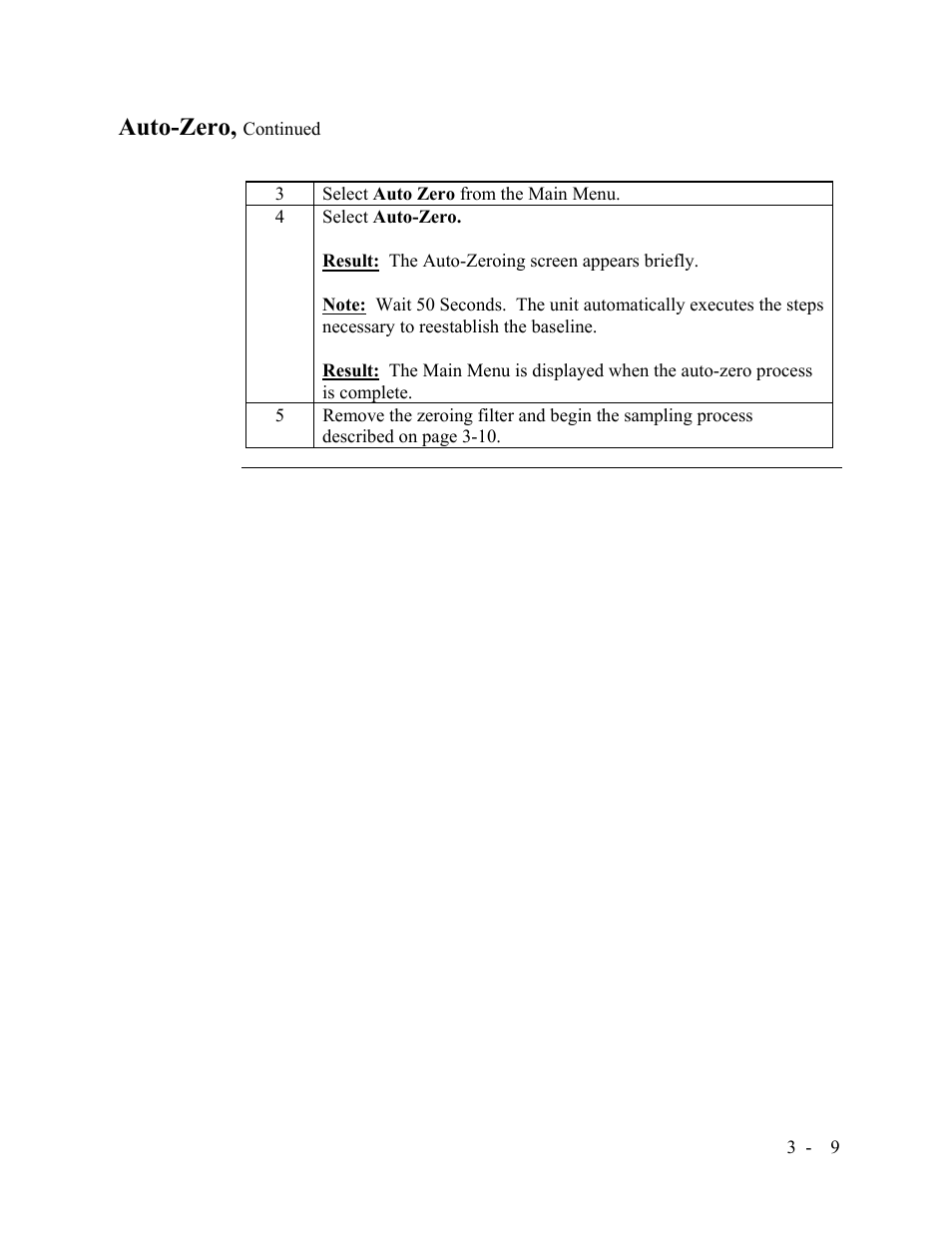 Auto-zero | SKC Limited Haz-Dust IV User Manual | Page 33 / 81