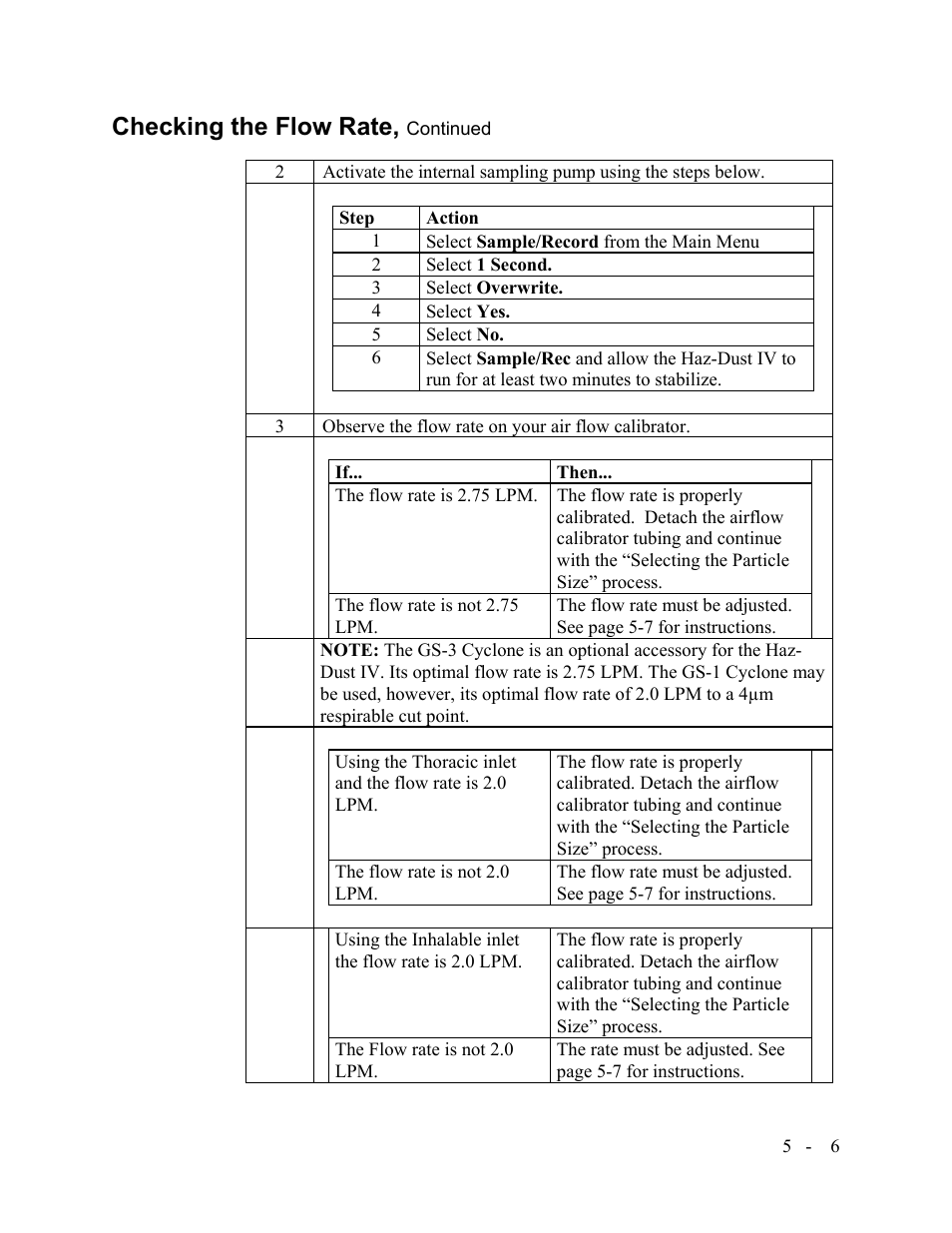Checking the flow rate | SKC Limited Haz-Dust IV User Manual | Page 66 / 81