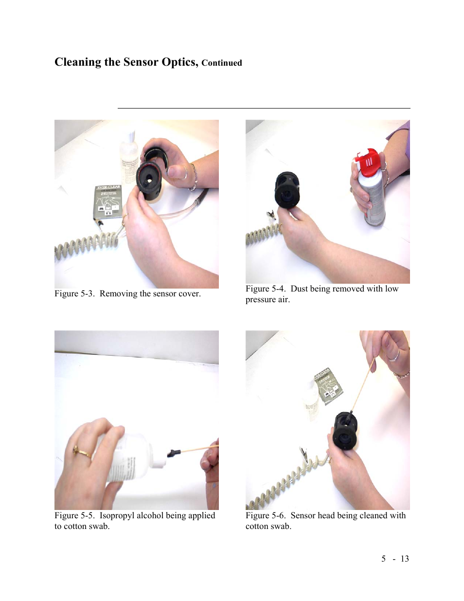 Cleaning the sensor optics | SKC Limited Haz-Dust IV User Manual | Page 74 / 81