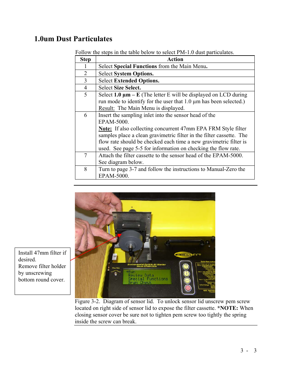 0um dust particulates | SKC Limited EPAM-5000 User Manual | Page 28 / 90