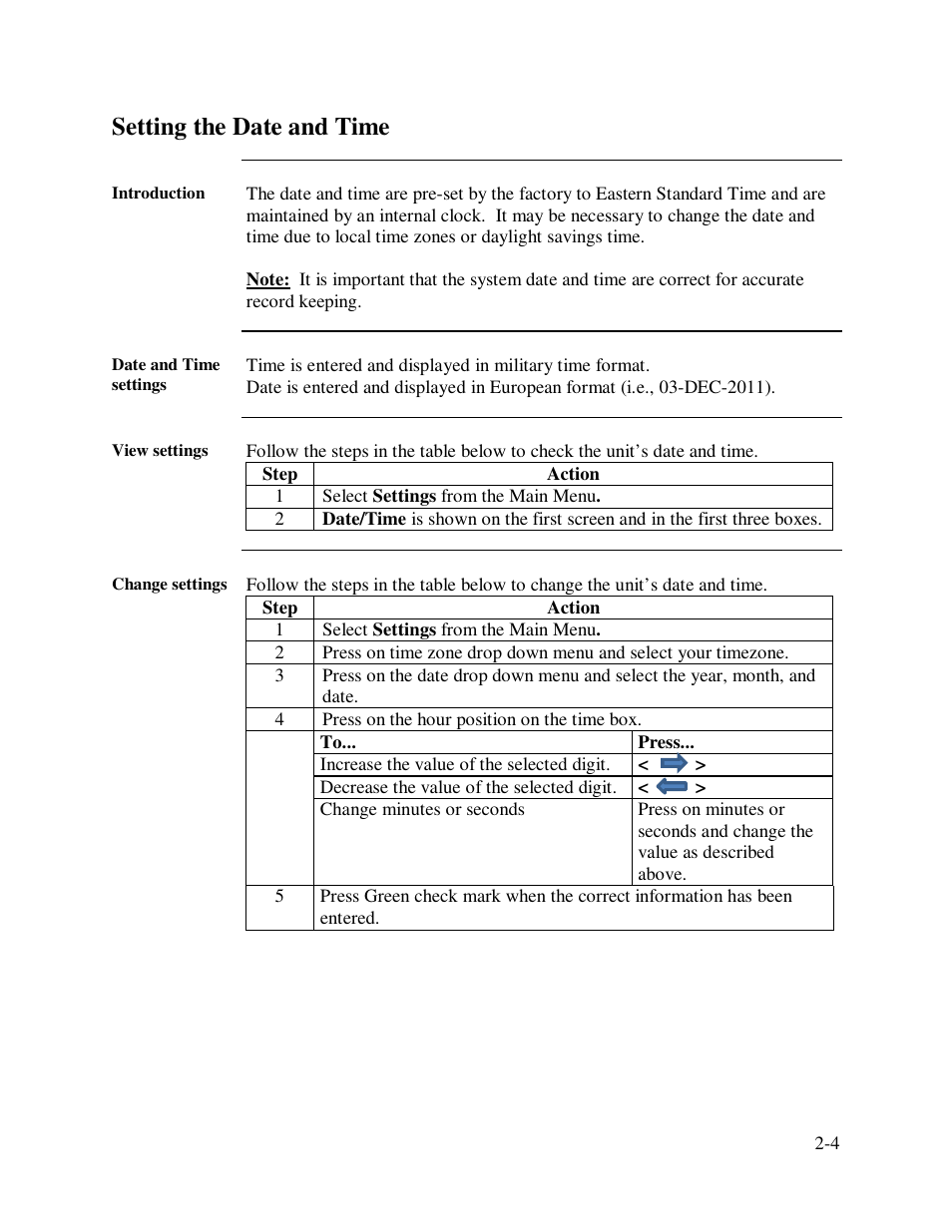 Setting the date and time | SKC Limited EPAM-7500 User Manual | Page 22 / 60