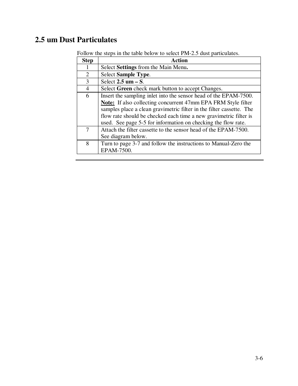 5 um dust particulates | SKC Limited EPAM-7500 User Manual | Page 31 / 60