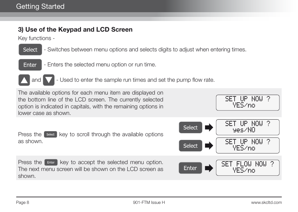 Getting started | SKC Limited Flite2 Manual User Manual | Page 10 / 32